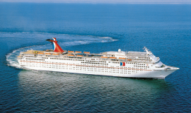 CARNIVAL PARADISE -5 Nights WESTERN CARIBBEAN FROM TAMPA FL